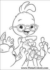 Pintar e Colorir Chicken Little - Desenho 045