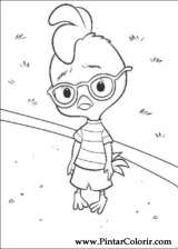 Pintar e Colorir Chicken Little - Desenho 069