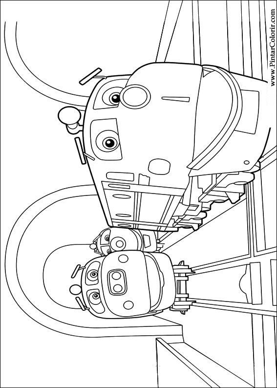 Pintar e Colorir Chuggington - Desenho 002