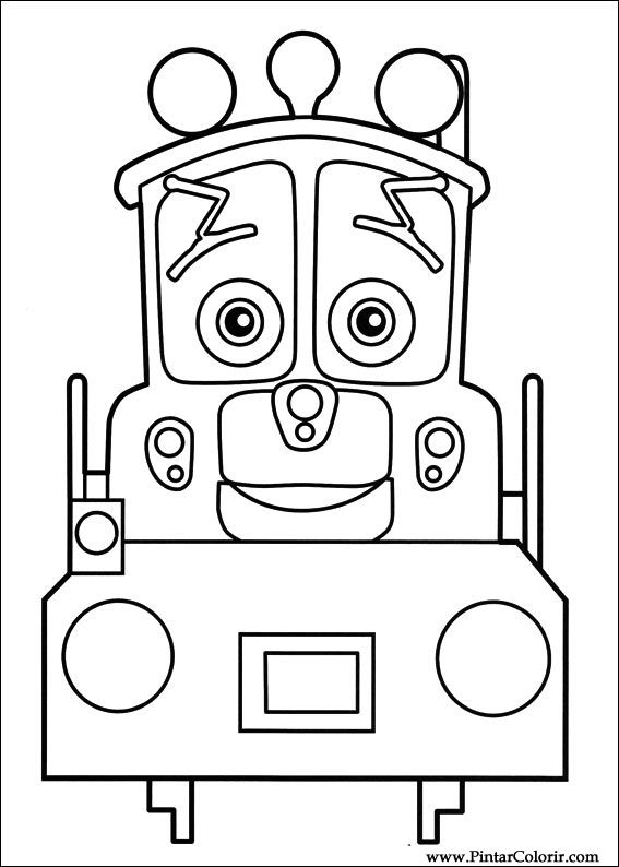 Pintar e Colorir Chuggington - Desenho 004