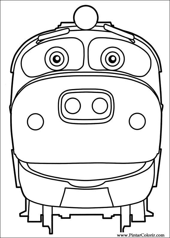 Pintar e Colorir Chuggington - Desenho 005