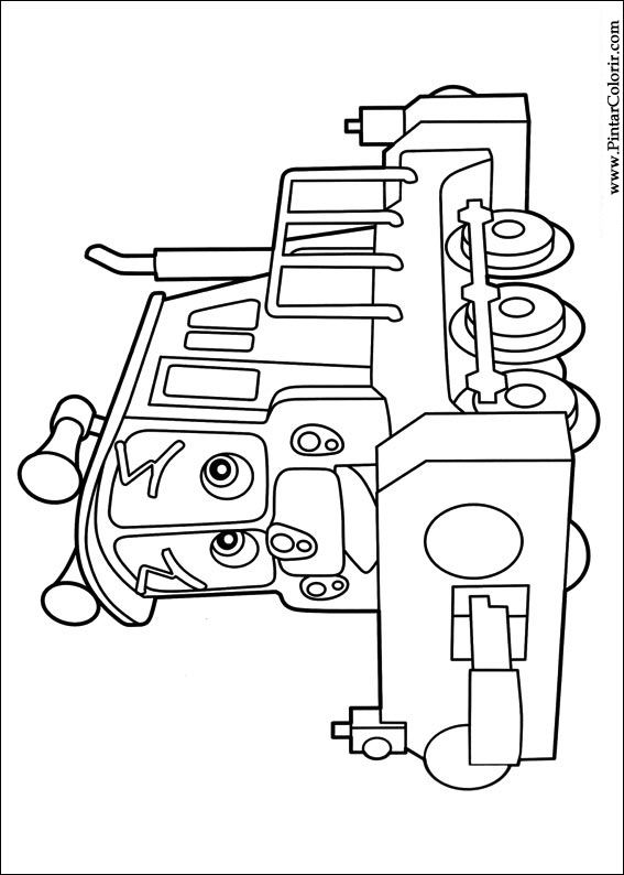 Pintar e Colorir Chuggington - Desenho 006