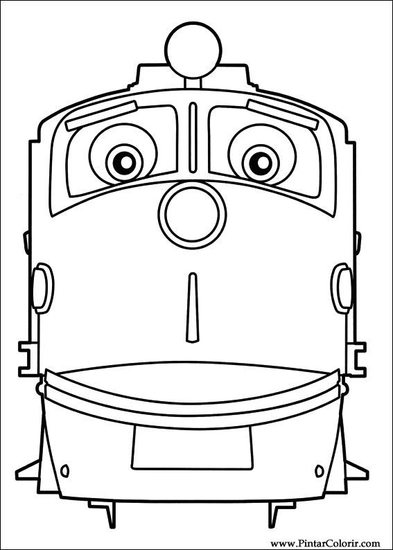 Pintar e Colorir Chuggington - Desenho 007