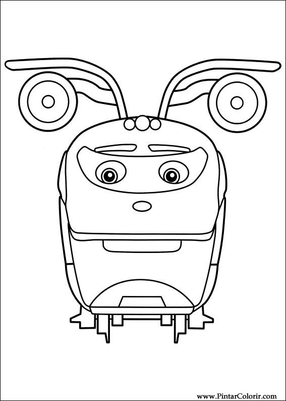 Pintar e Colorir Chuggington - Desenho 009