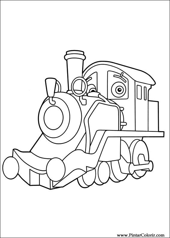 Pintar e Colorir Chuggington - Desenho 010