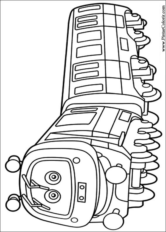 Pintar e Colorir Chuggington - Desenho 011