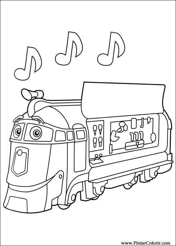 Pintar e Colorir Chuggington - Desenho 012