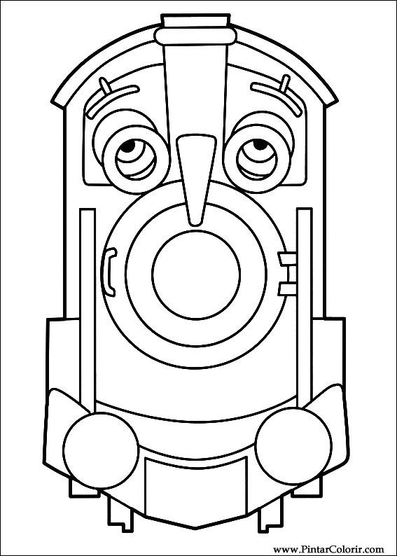 Pintar e Colorir Chuggington - Desenho 013