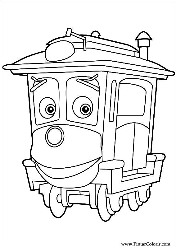 Pintar e Colorir Chuggington - Desenho 015