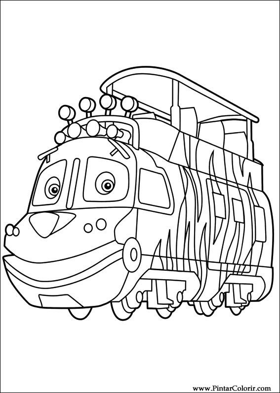 Pintar e Colorir Chuggington - Desenho 017