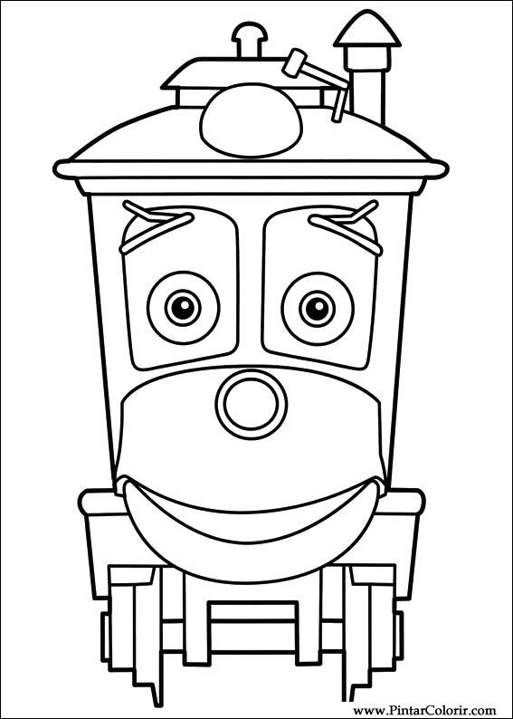 Pintar e Colorir Chuggington - Desenho 018