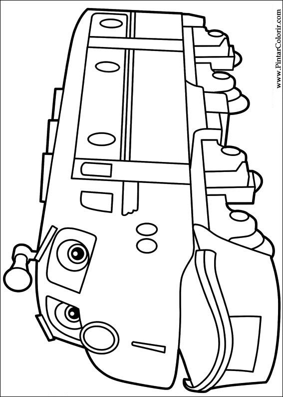 Pintar e Colorir Chuggington - Desenho 019