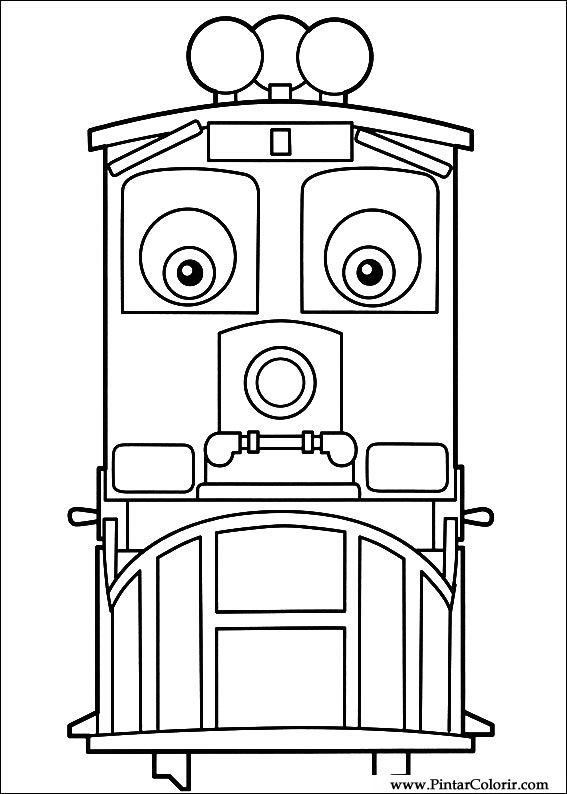 Pintar e Colorir Chuggington - Desenho 020