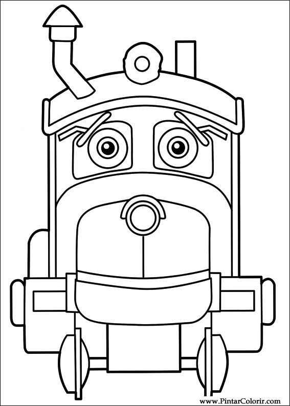 Pintar e Colorir Chuggington - Desenho 021