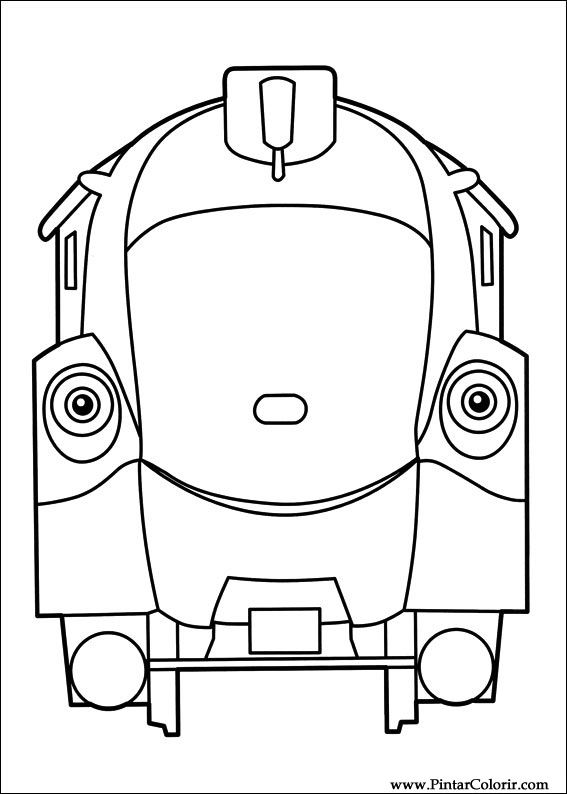 Pintar e Colorir Chuggington - Desenho 022