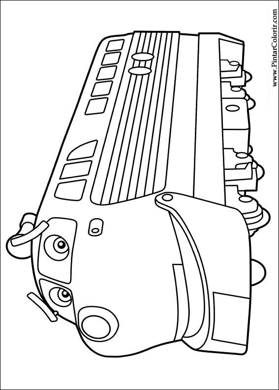 Pintar e Colorir Chuggington - Desenho 023