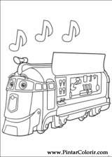 Pintar e Colorir Chuggington - Desenho 012