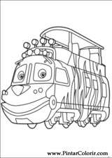 Pintar e Colorir Chuggington - Desenho 017