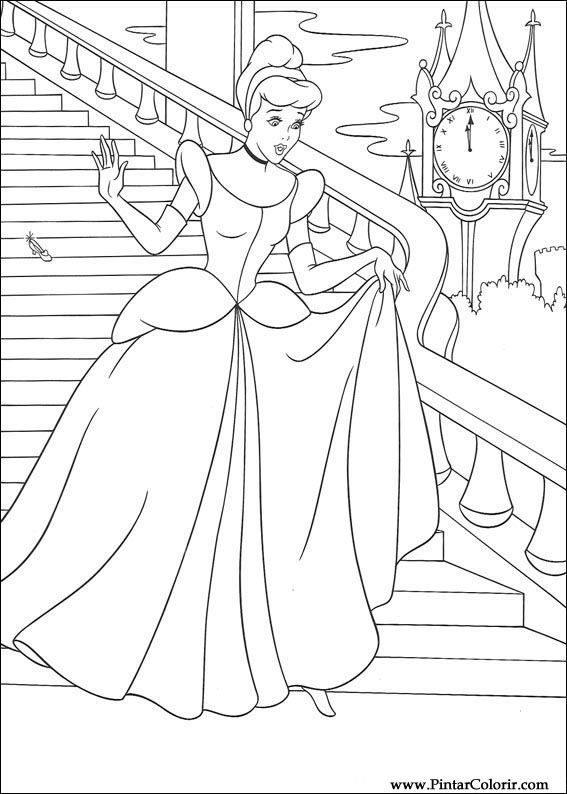 Cinderella Coloring Pages (100% Free Printables)