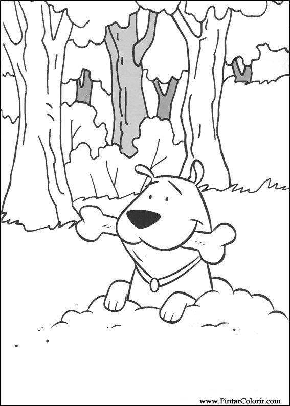 Desenhos Para Pintar e Colorir Clifford - Imprimir Desenho 010