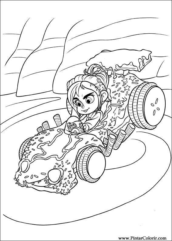 80 Collections Princess Vanellope Coloring Pages  Free