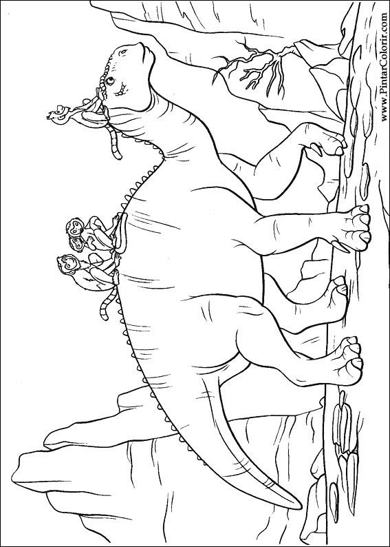 de 100] Dinossauros para colorir - Imprimir Desenhos