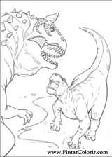 Pintar e Colorir Dinossauro - Desenho 023