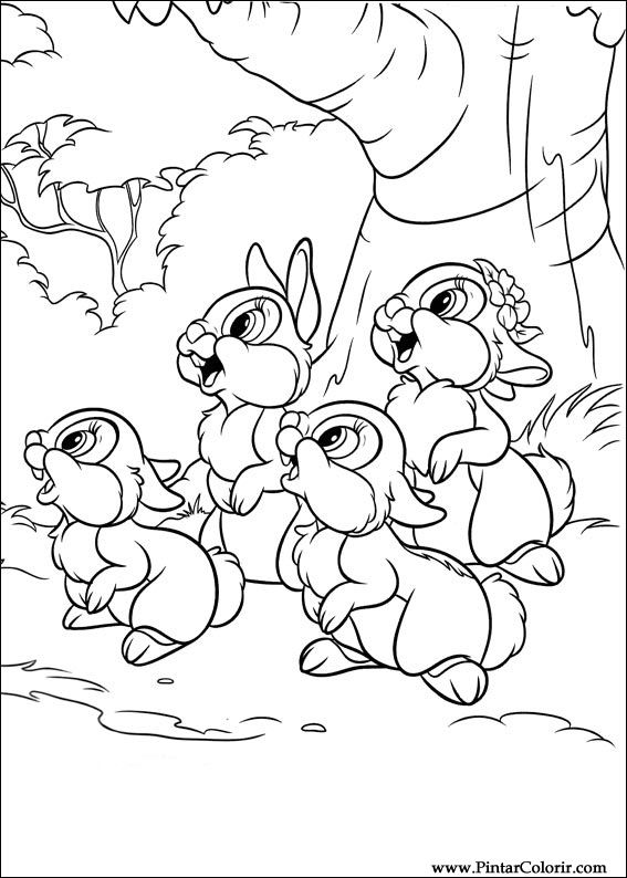 Pintar e Colorir Disney Bunnies - Desenho 004