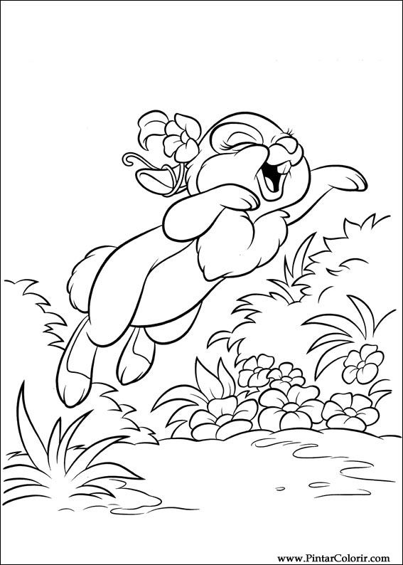 Pintar e Colorir Disney Bunnies - Desenho 009