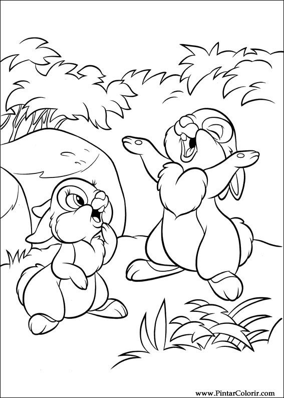 Pintar e Colorir Disney Bunnies - Desenho 011