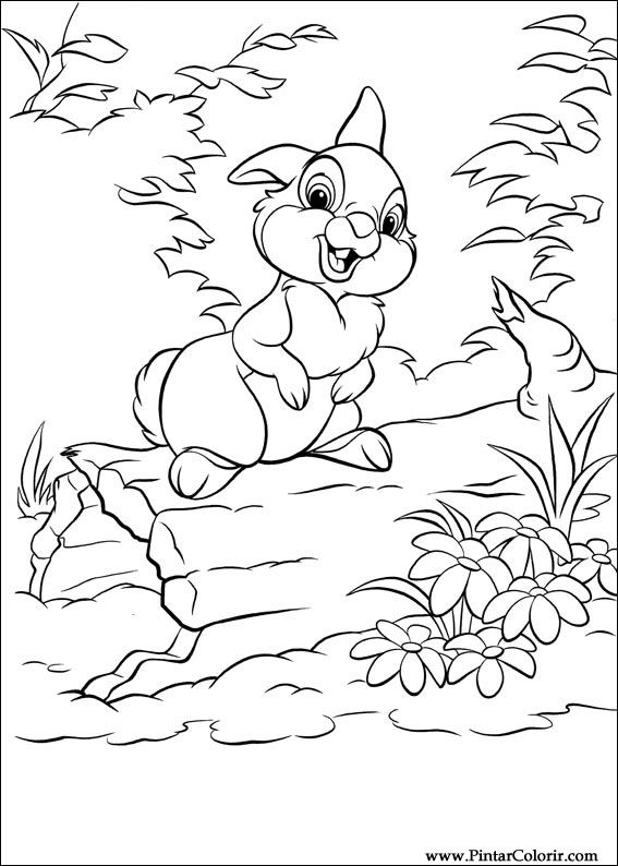 Pintar e Colorir Disney Bunnies - Desenho 012