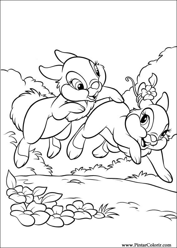 Pintar e Colorir Disney Bunnies - Desenho 019