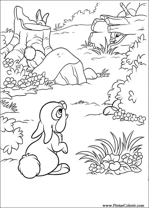 Pintar e Colorir Disney Bunnies - Desenho 021
