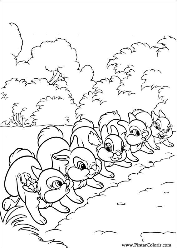 Pintar e Colorir Disney Bunnies - Desenho 022