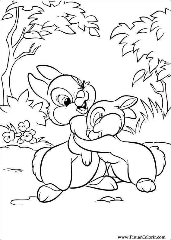 Pintar e Colorir Disney Bunnies - Desenho 023