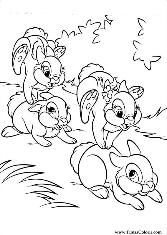 Pintar e Colorir Disney Bunnies - Desenho 024