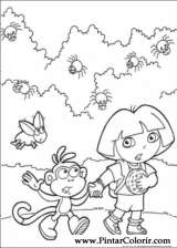 Pintar e Colorir Dora A Aventureira - Desenho 104