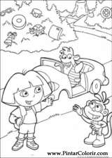 Pintar e Colorir Dora A Aventureira - Desenho 120