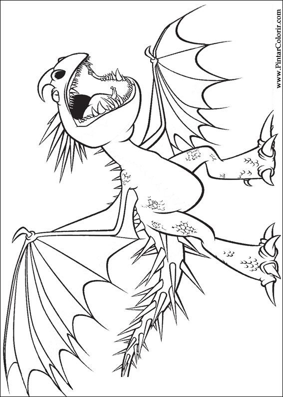 Desenho Para Colorir dragão na torre - Imagens Grátis Para Imprimir - img  31059