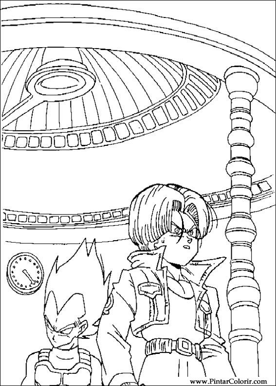 Pintar e Colorir Dragon Ball Z - Desenho 031