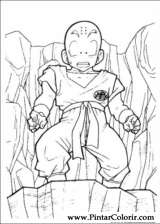 Pintar e Colorir Dragon Ball Z - Desenho 014