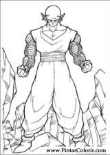 Pintar e Colorir Dragon Ball Z - Desenho 015