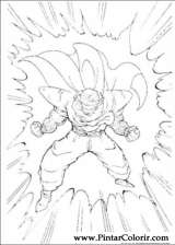 Pintar e Colorir Dragon Ball Z - Desenho 053