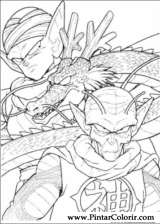 Pintar e Colorir Dragon Ball Z - Desenho 054