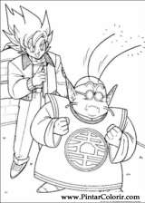 Pintar e Colorir Dragon Ball Z - Desenho 055