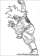 Pintar e Colorir Dragon Ball Z - Desenho 065