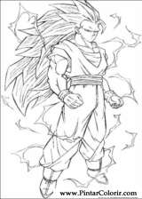 Pintar e Colorir Dragon Ball Z - Desenho 067