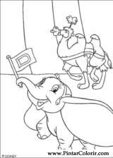 Pintar e Colorir Dumbo - Desenho 014