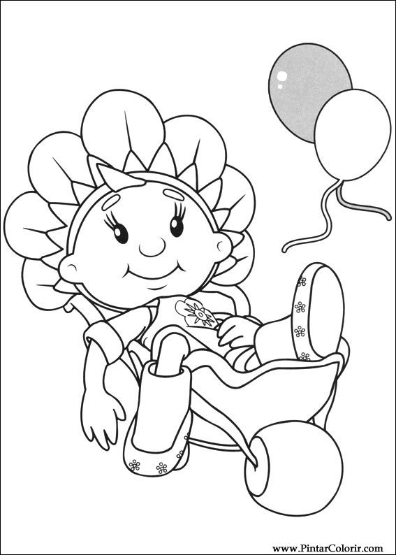 Pintar e Colorir Fifi Flowertots - Desenho 014