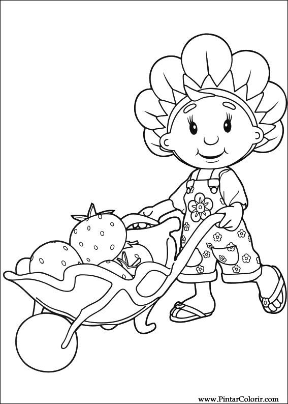 Pintar e Colorir Fifi Flowertots - Desenho 026